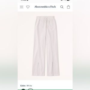 Abercrombie Split-Hem Wide Leg Sweatpants Size Small